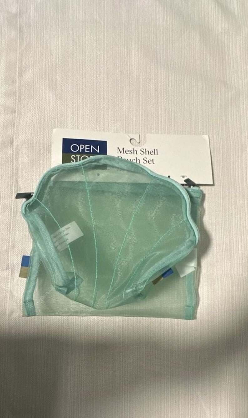 2pk Mesh Shell Pouch Packing Bag - Open Story™ Green : ,